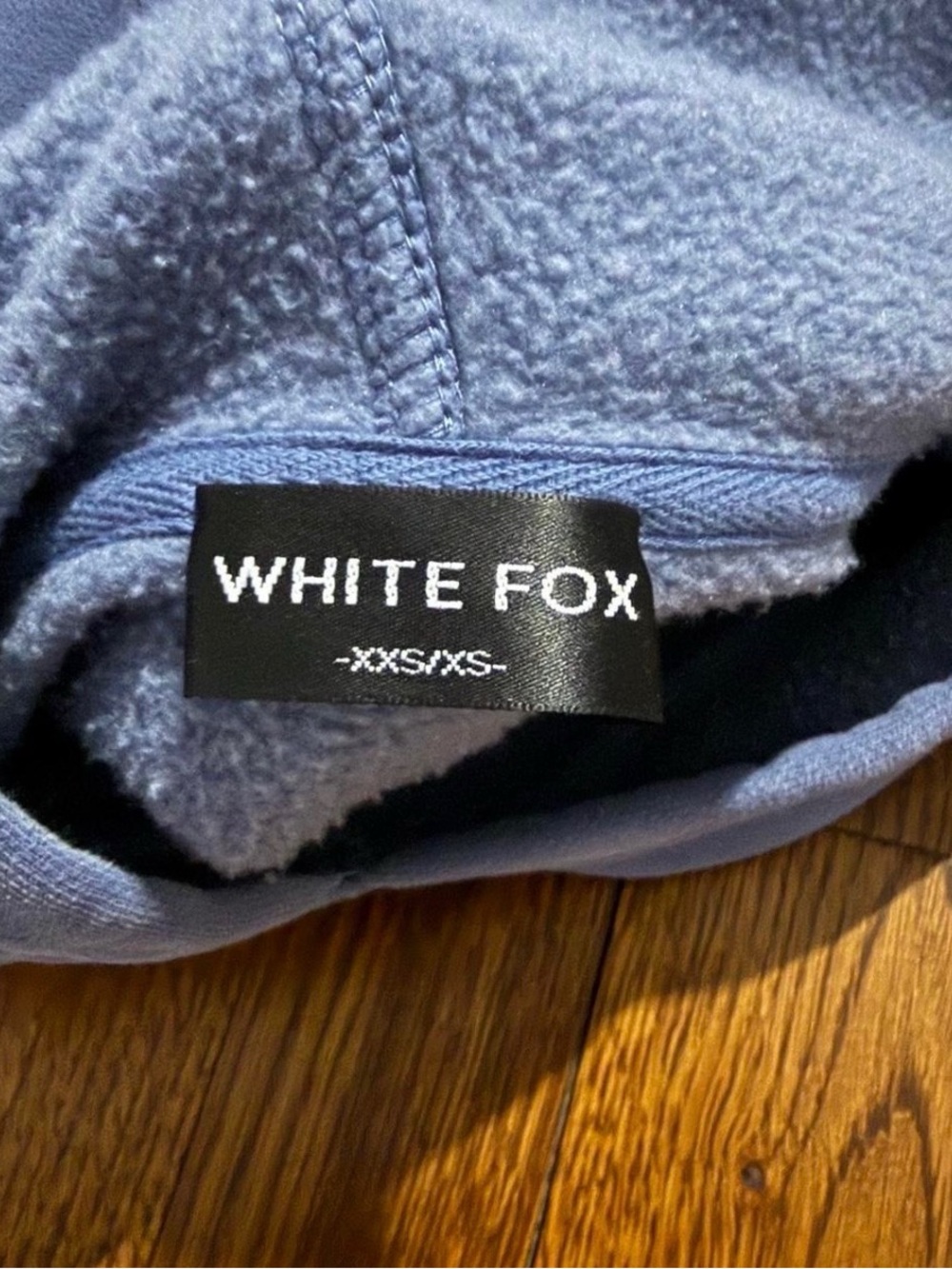 White Fox Boutique Blue Hoodie & Shorts Set - Picture 7 of 7